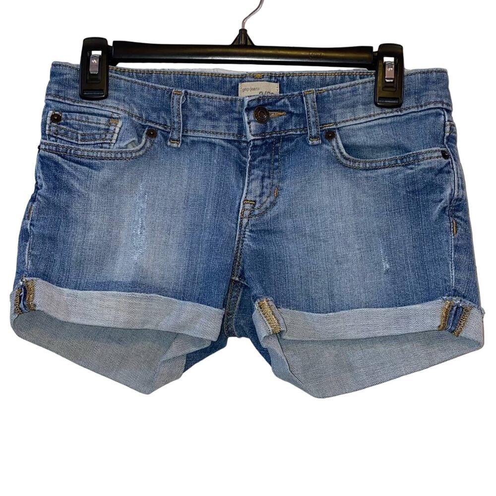 Gap Denim Shorts 2 Cuffed Blue Jean Casual Summer